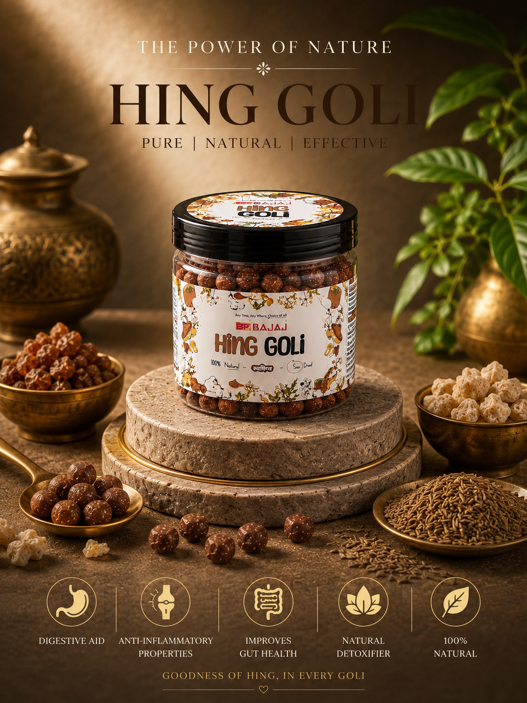 Bcp Bajaj Hing Goli - Pack of 2