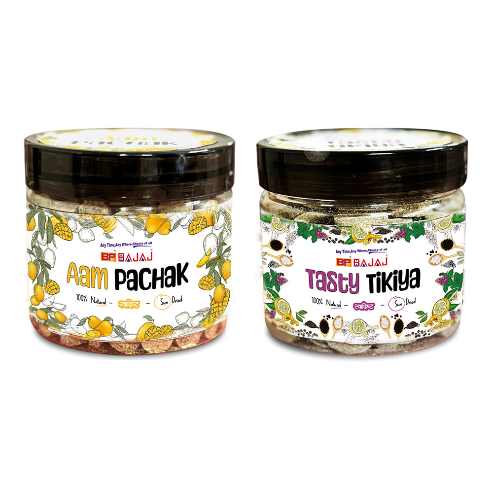 Duo Delight- Tasty Tikiya, Aam Pachak - 100% natural Indian digestive by BCP Bajaj