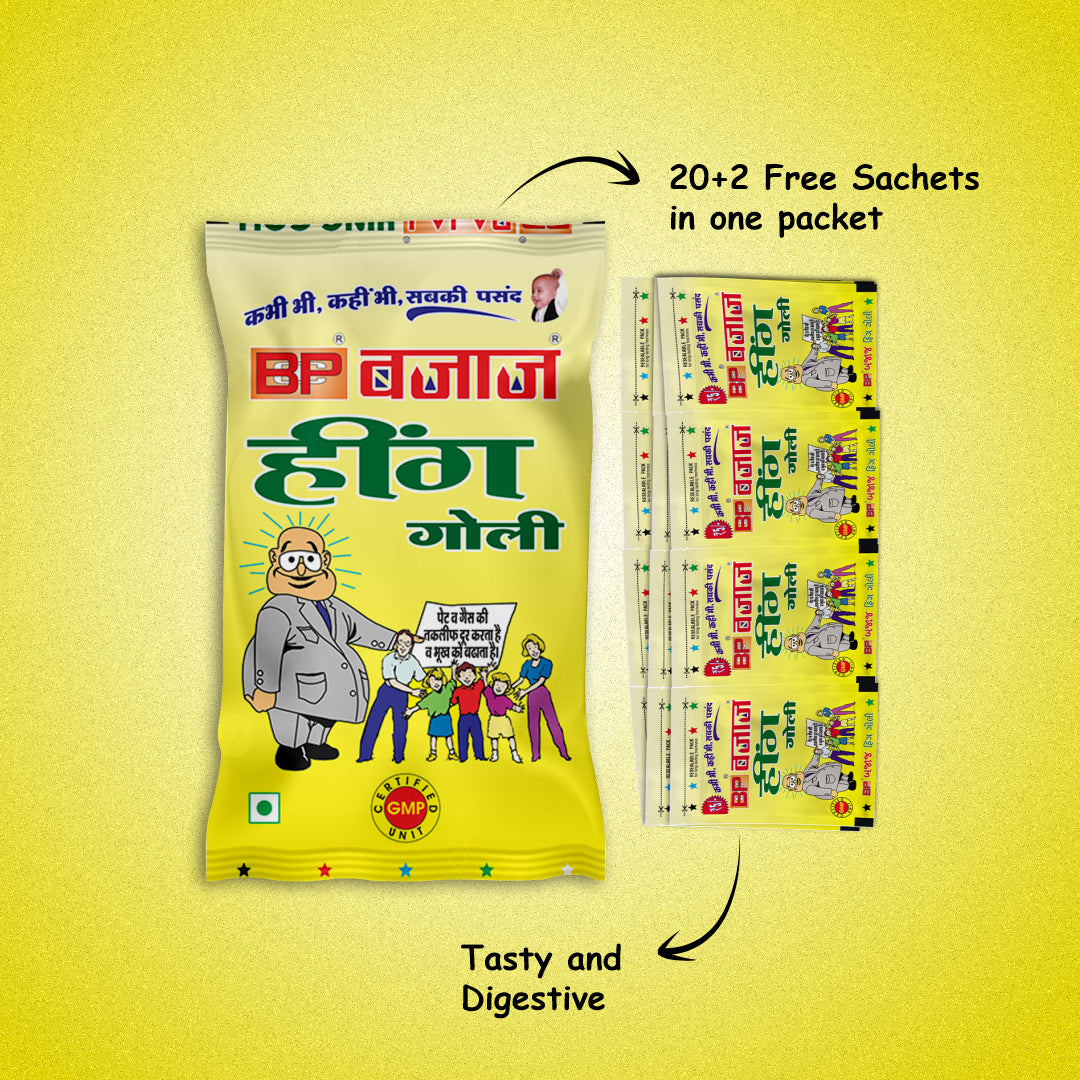 BCP Bajaj Hing Goli- Resealable 3 Pack Combo
