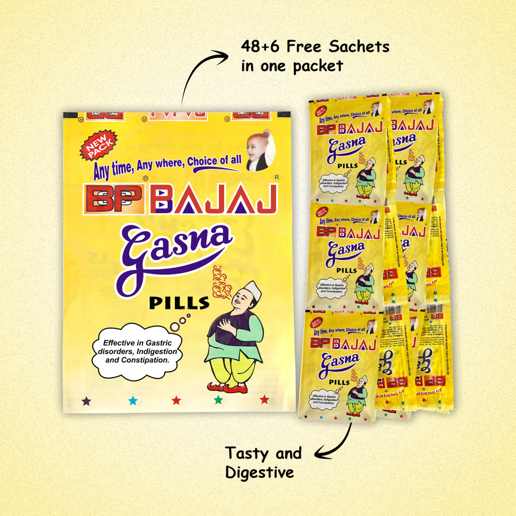 BCP Bajaj Gasna Pills - 6 Pack Combo