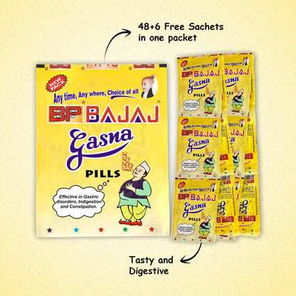 BCP Bajaj Gasna Pills - Pack of 6