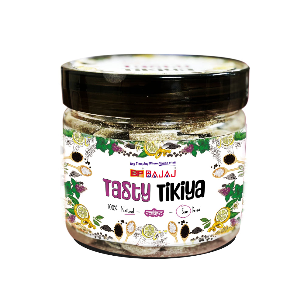 BCP Bajaj Tasty Tikiya - Pack of 2 - 100% natural Indian digestive by BCP Bajaj