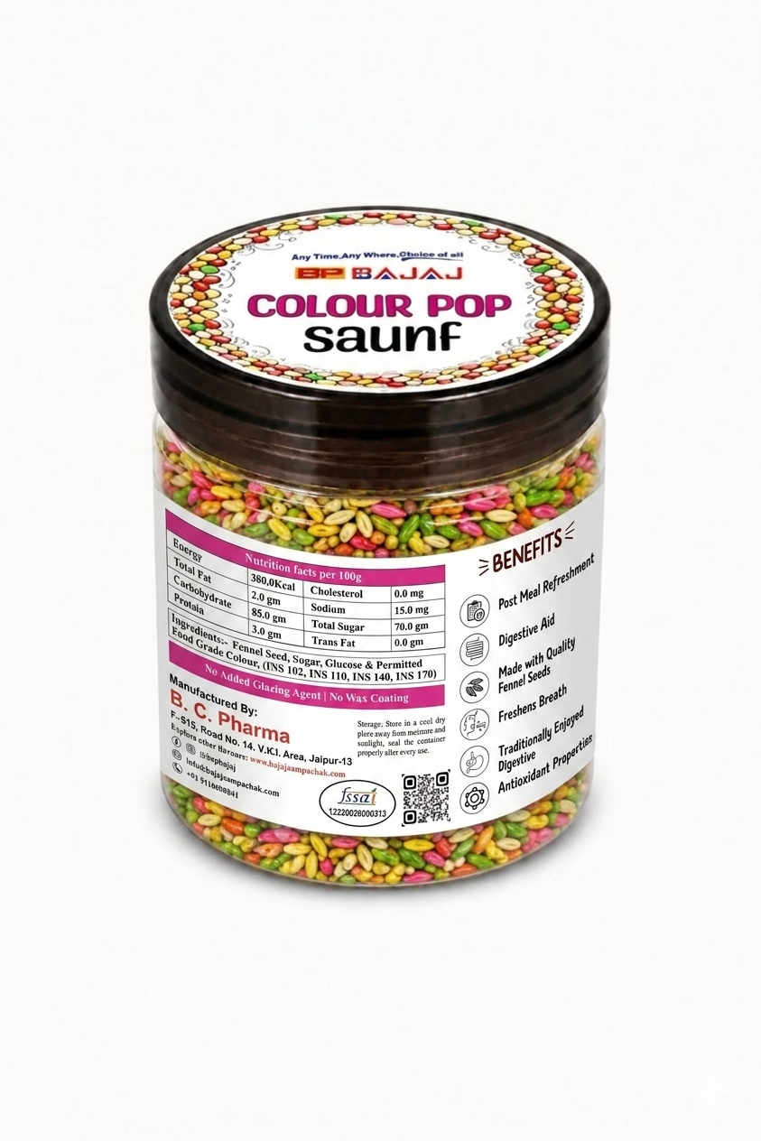 Bcp Bajaj Colour Pop Saunf - Pack of 2