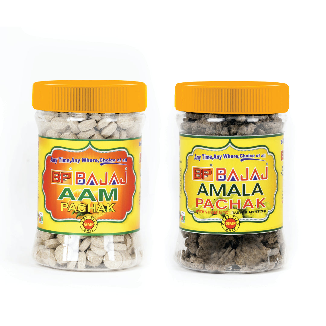 Perfect Pair- Aam Pachak, Amla Pachak - 100% natural Indian digestive by BCP Bajaj