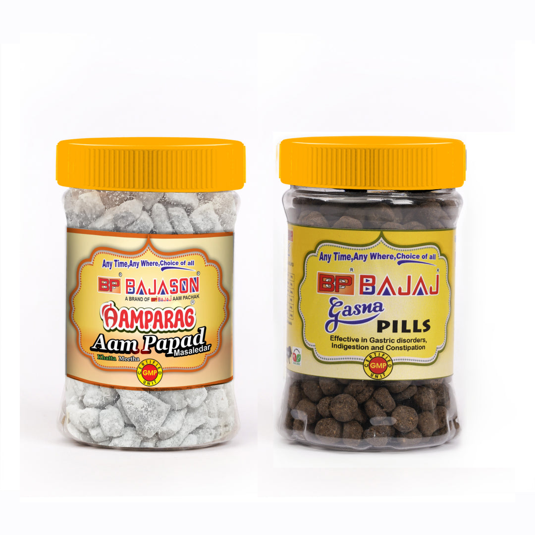 Perfect Pair- Aampapad, Gasna Pills - 100% natural Indian digestive by BCP Bajaj
