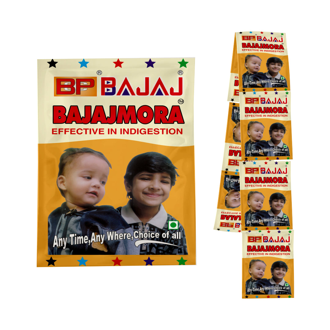 BCP Bajaj Bajajmora - 12 Pack Combo - 100% natural Indian digestive by BCP Bajaj
