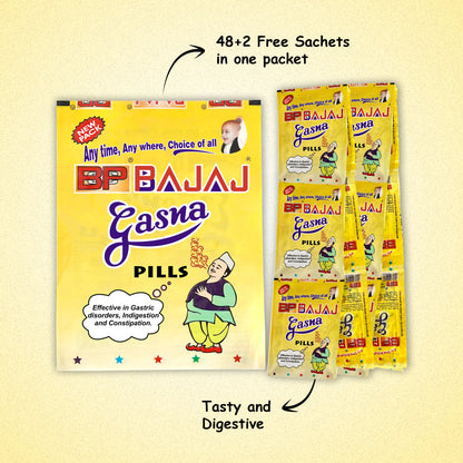 BCP Bajaj Gasna Pills - Pack of 6
