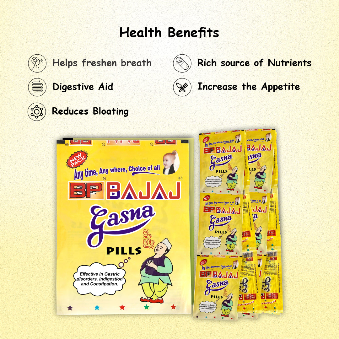 BCP Bajaj Gasna Pills - Pack of 6